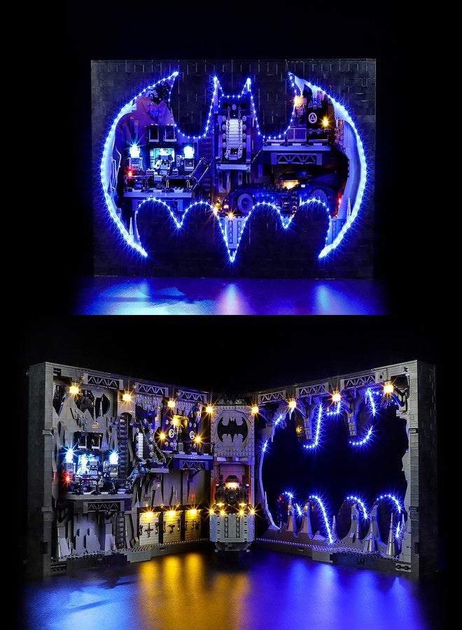 YEABRICKS LED Light for Lego-76252 DC Batcave-Shadow Box Building Blocks Model (Lego Set NOT Included) - Image 1